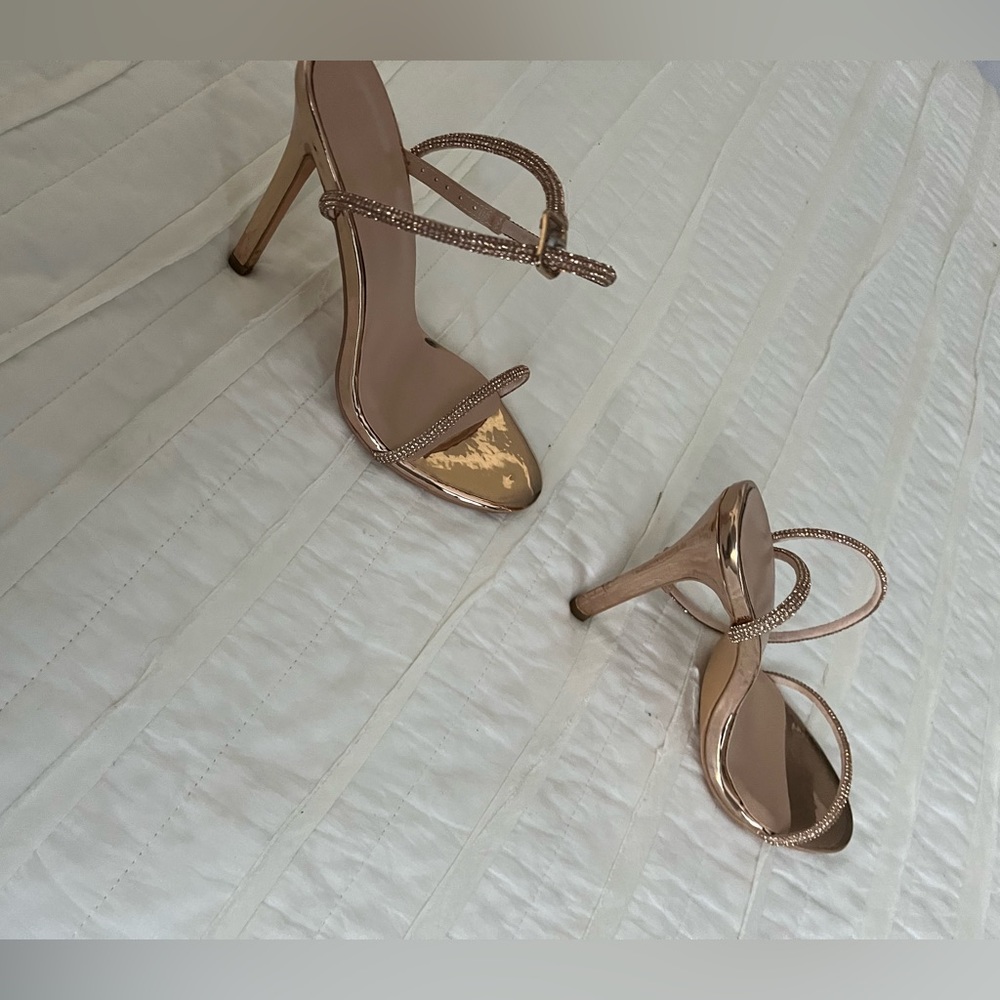 Sparkly Heels worn once size 6.5